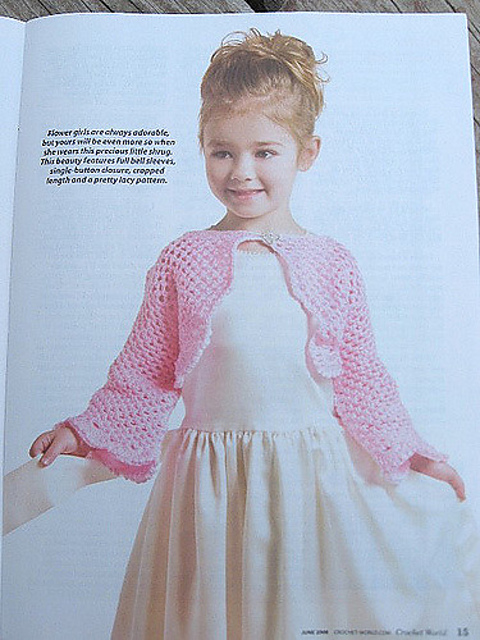Flower Girl Shrug