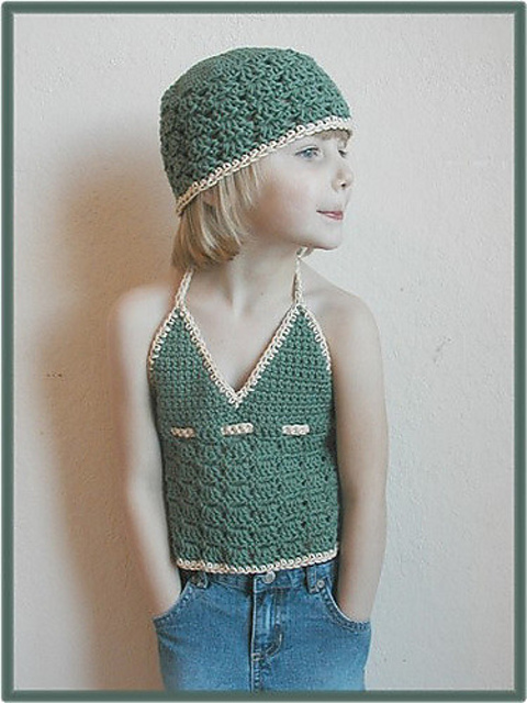 Girls Triangle Halter