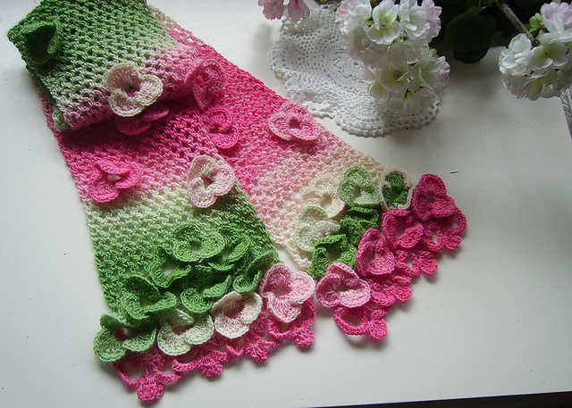Apple Blossom Scarf