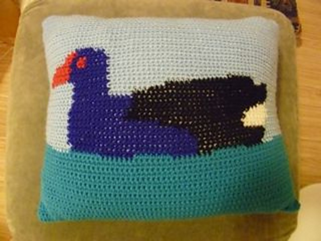 Waterbird cushion
