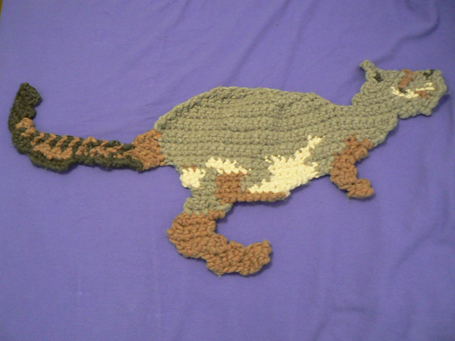 Yellow-footed rock wallaby rug