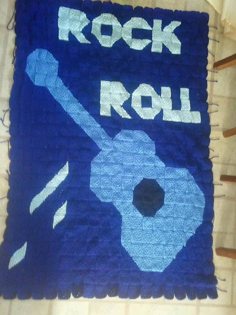 Guitar Granny Blanket