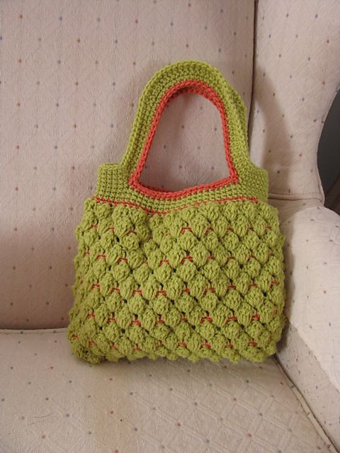 Peachy Green Purse