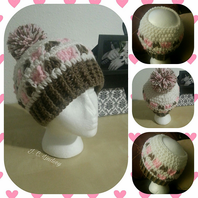 Toppling Hearts Beanie