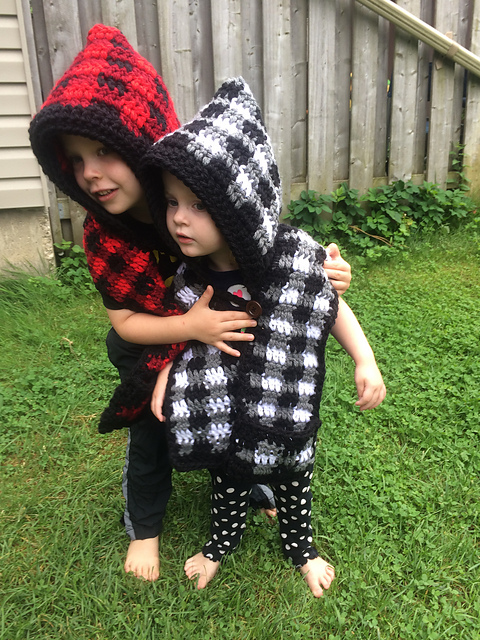Plaid Love Scoodie