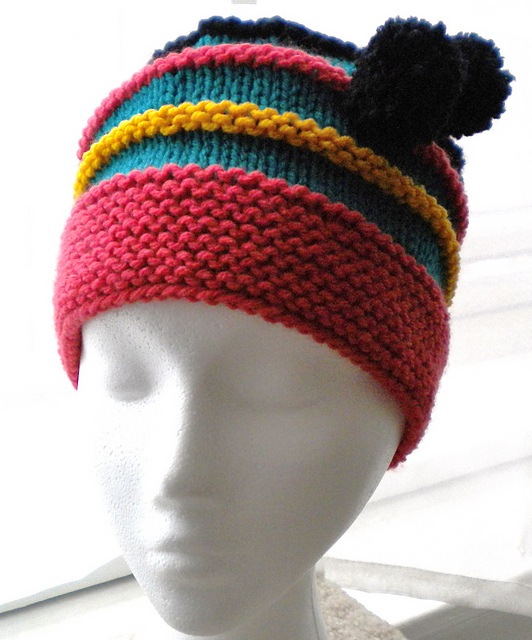 Scrap Yarn Hat