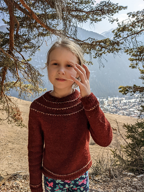 Glassbeads children pullover