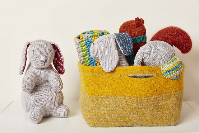 Felted Toy Basket