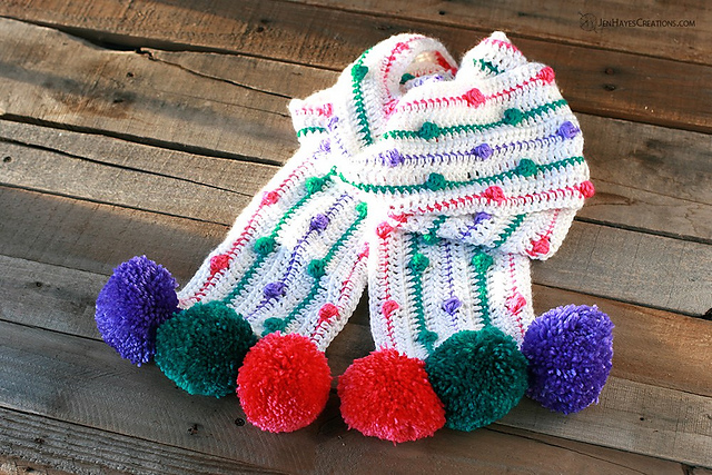 Ode to Spring Bobble Scarf