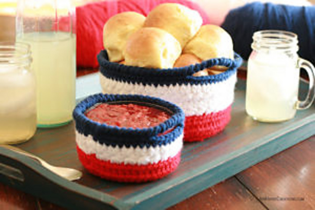 Stars and Stripes Basket