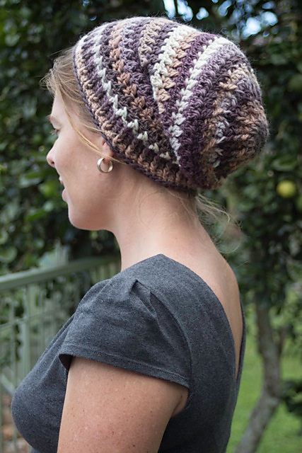 Petals and Posts Slouch Beanie