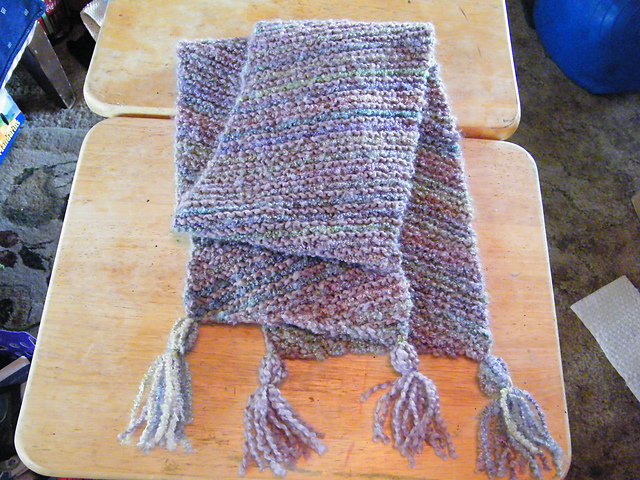 Two-Tone Twist Scarf