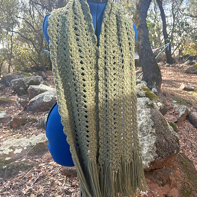 Vintage Zig Zag Scarf