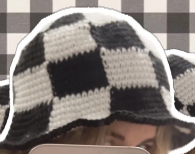 Checkered Bucket Hat