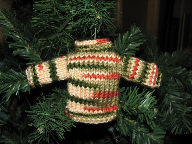 Mini Knitted Christmas Sweaters