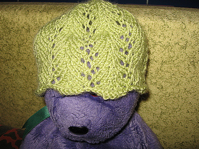 Vine Lace Baby Hat