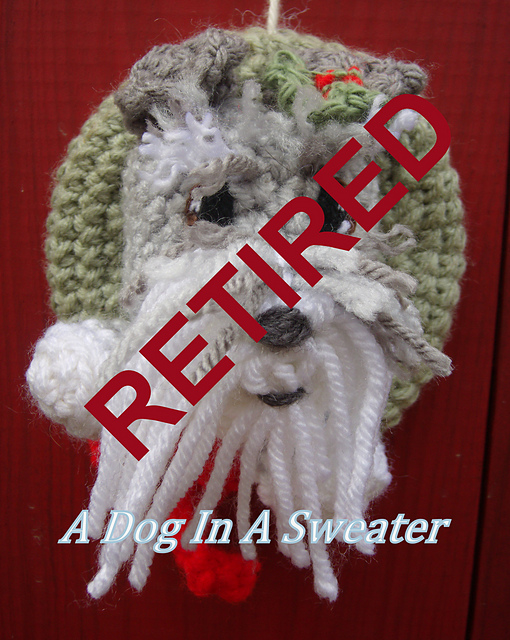 Holiday Mini Schnauzer Ornament