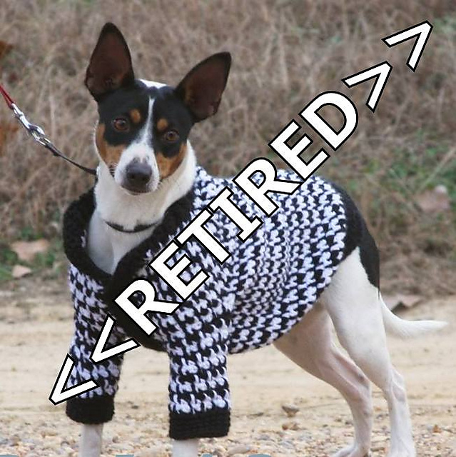 Houndstooth Cardie