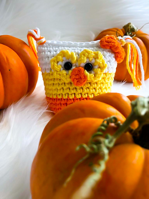 Candy Corn - Amigurumi Owl - Halloween Series