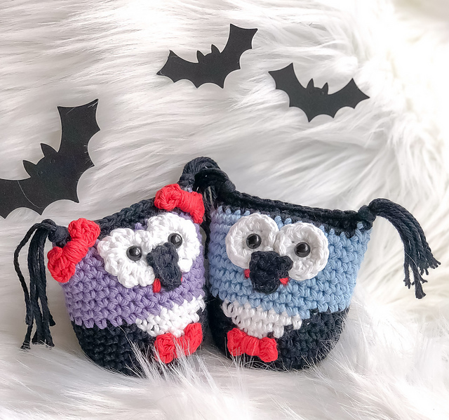 Vampirina & Vampirino - Amigurumi Owl - Halloween