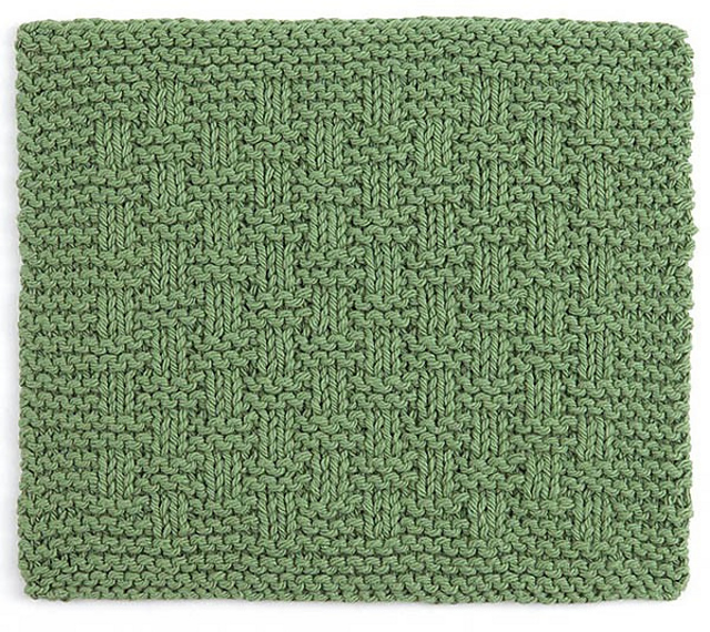Garter Basket Weave