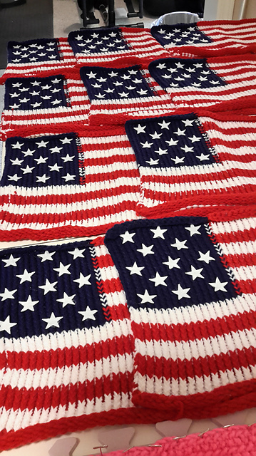 Old Glory Placemat & Napkin Rings