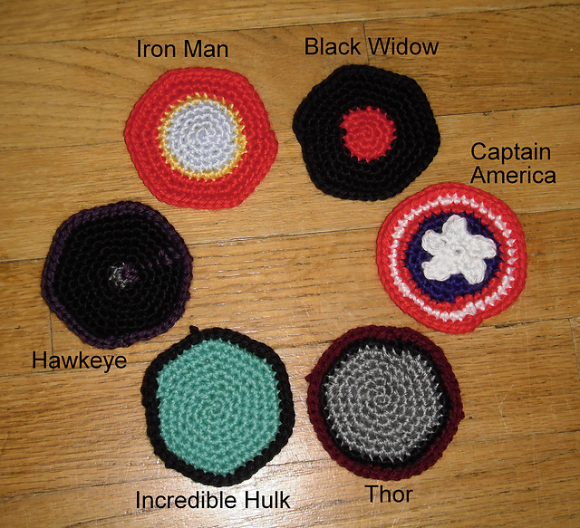 Avengers Coasters
