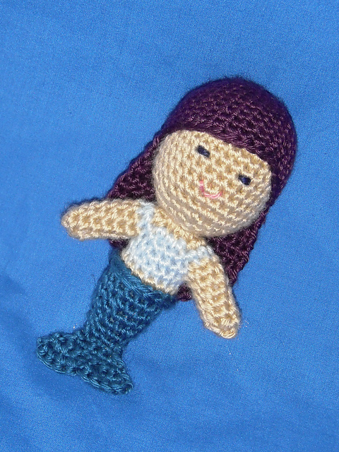 Pixie Little Mermaid: Amigurumi Doll