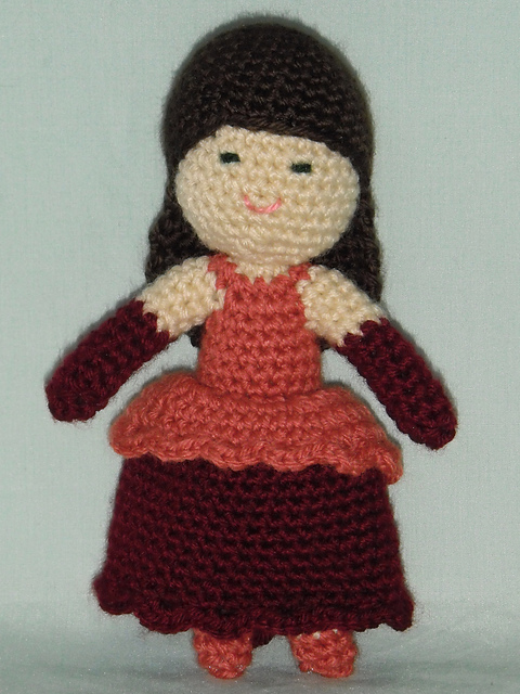 The Dancing Princess: amigurumi doll