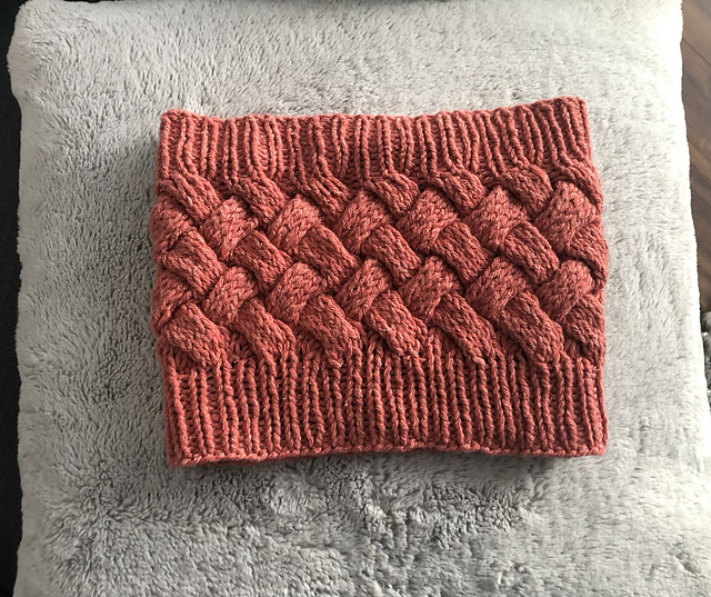 Basketweave Cowl