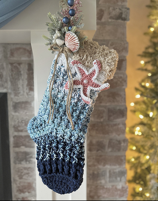 Seaside Serenity Stocking