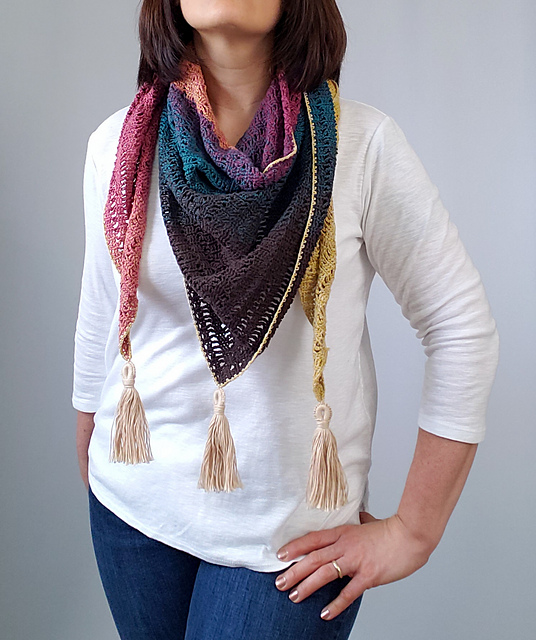 On Top of the Mountain Shawl