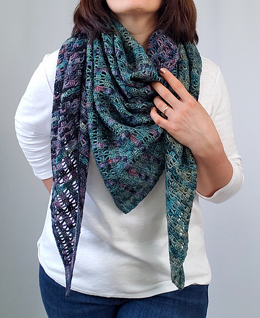 Echo from the Top of the Mountain Shawl