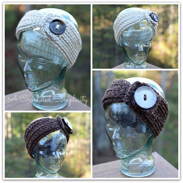 "Knit-Look" Chunky Headwarmer