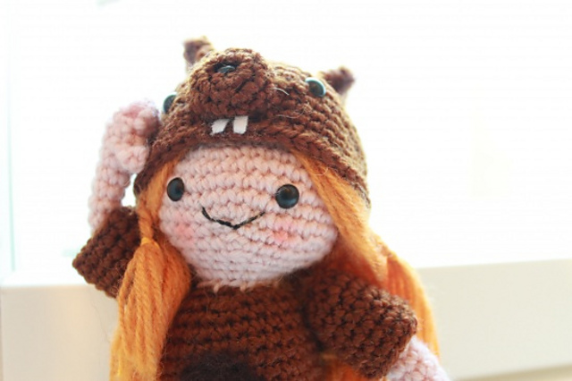 Amigurumi squirrel girl