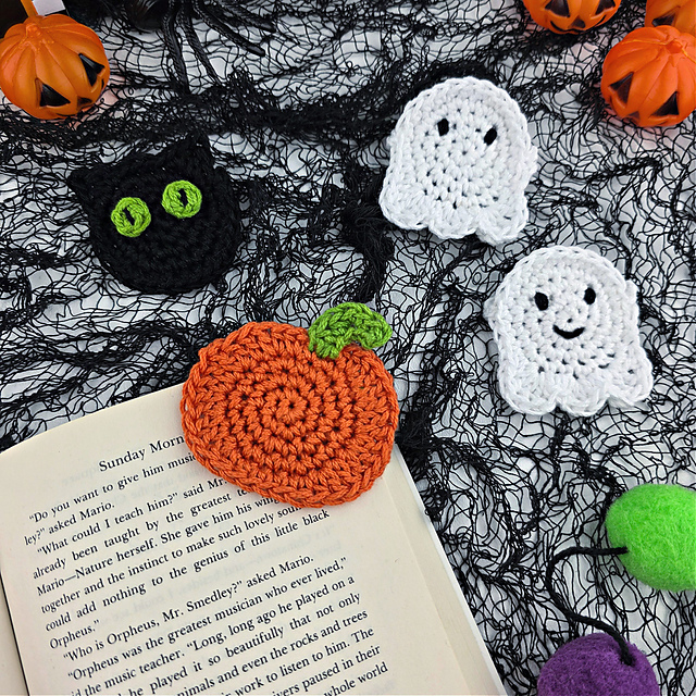 Halloween Crochet Bookmarks