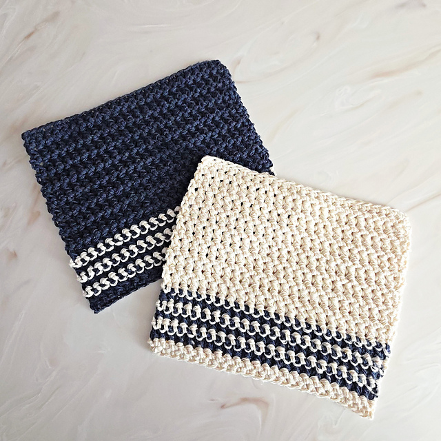 Easy Crochet Dishcloth