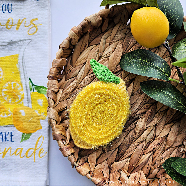 Lemon Dish Scrubby