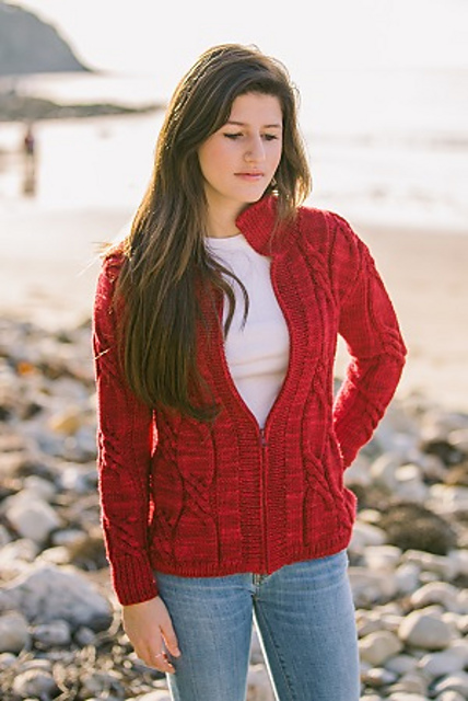 Joan's Twisted Cable Cardigan