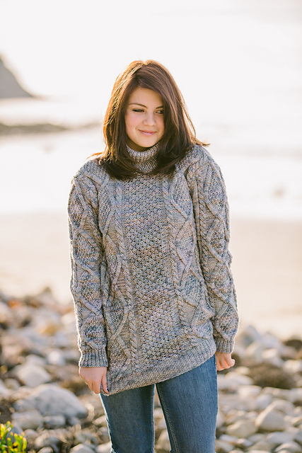 Diamond Cable with Trinity Pullover