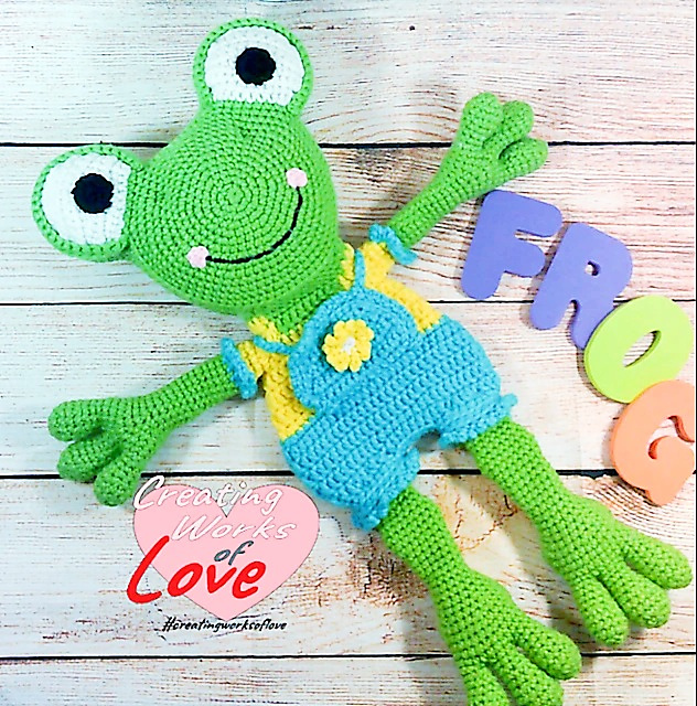 Ravelry: Girl Frog Ragdoll Lovey pattern by Jennifer MacEwen