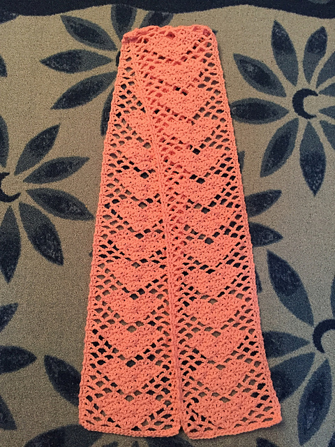 Sweetheart Lace Scarf