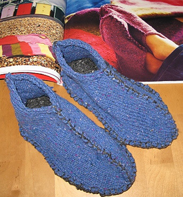 Tweed Slippers