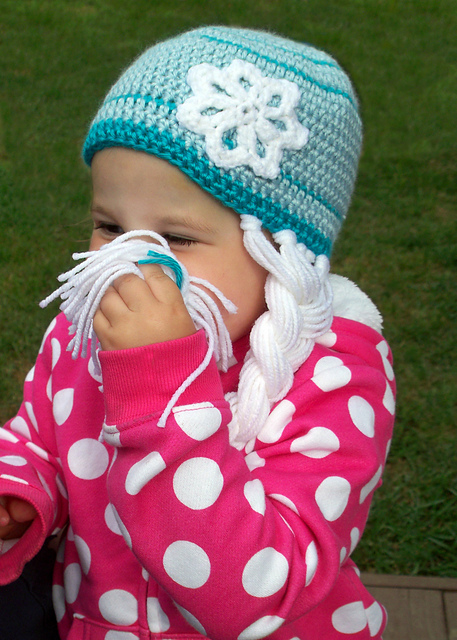 Frozen Inspired Elsa Hat - Newborn to Adult