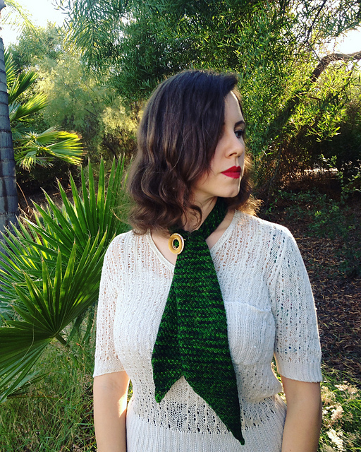 Dainty Knitted Scarf