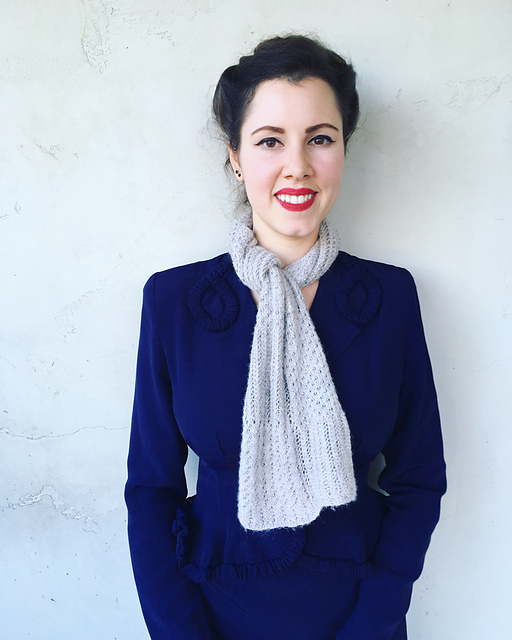 A Beaded Scarf