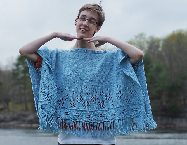 Butterfly Fields Poncho