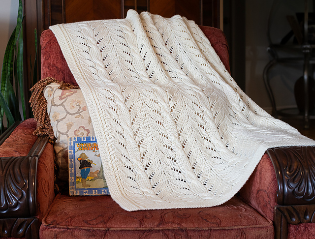 Cable Dance Blanket