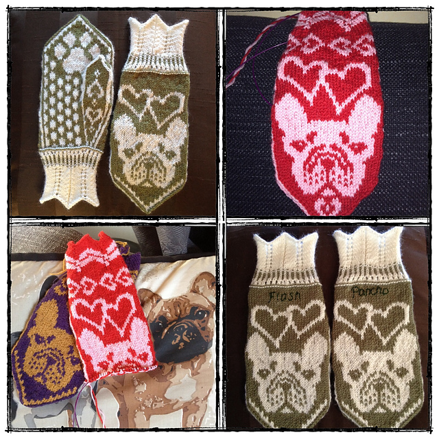 Frallavantar (French bulldog mittens)