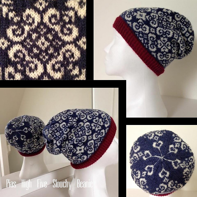 Pias High Five Slouchy Beanie